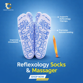 Acupressure Foot Massage Socks for Relaxation & Pain Relief