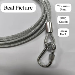 Multi Purpose Stainless Steel Rope - RUST FREE & PVC COTED