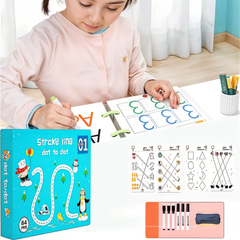 Reusable Educational Tracing Work Book For Kids 64 Pages