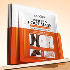 SADOER Whitening Foot Mask – Exfoliating Foot Peel for Soft, Smooth & Bright Feet | Hydrating Repair Socks
