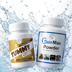 GainMax Powder + Tummy Cure – Natural Weight Gain Formula