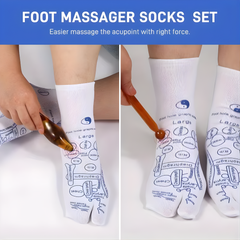 Acupressure Foot Massage Socks for Relaxation & Pain Relief