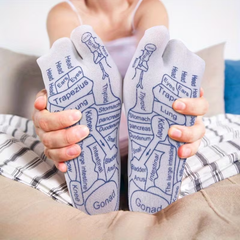 Acupressure Foot Massage Socks for Relaxation & Pain Relief