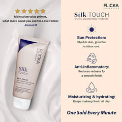 Imported Flicka Silk Touch - 3 in 1 Moisturizer, Primer & Sunscreen for Face